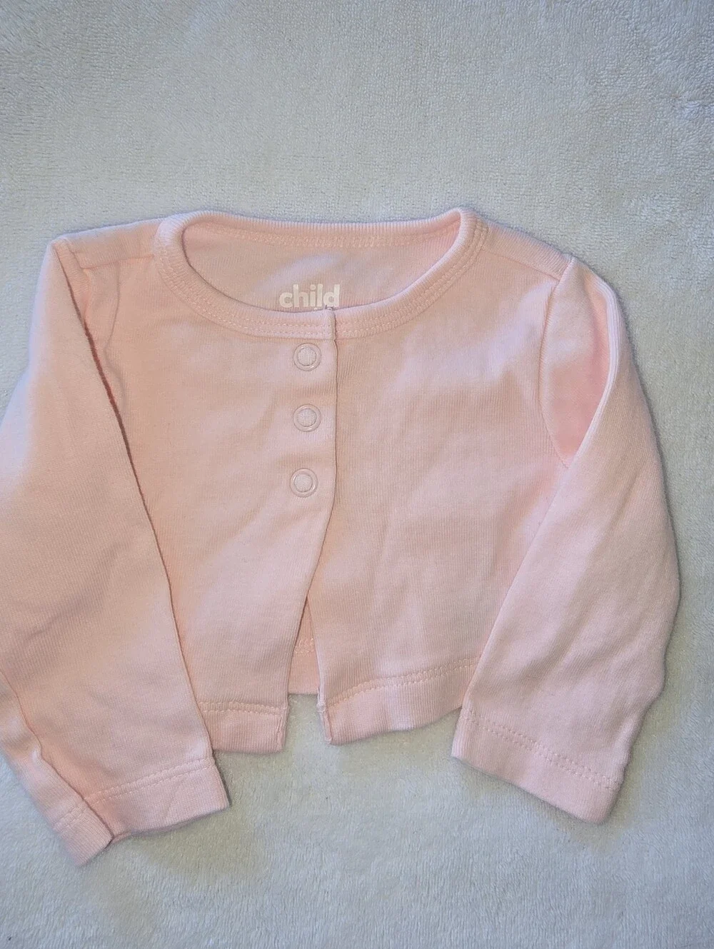 Carter's Preemie Baby Gown & Hat Set. Comes With 0-3m Child of Mine Cardigan - Picture 7 of 8
